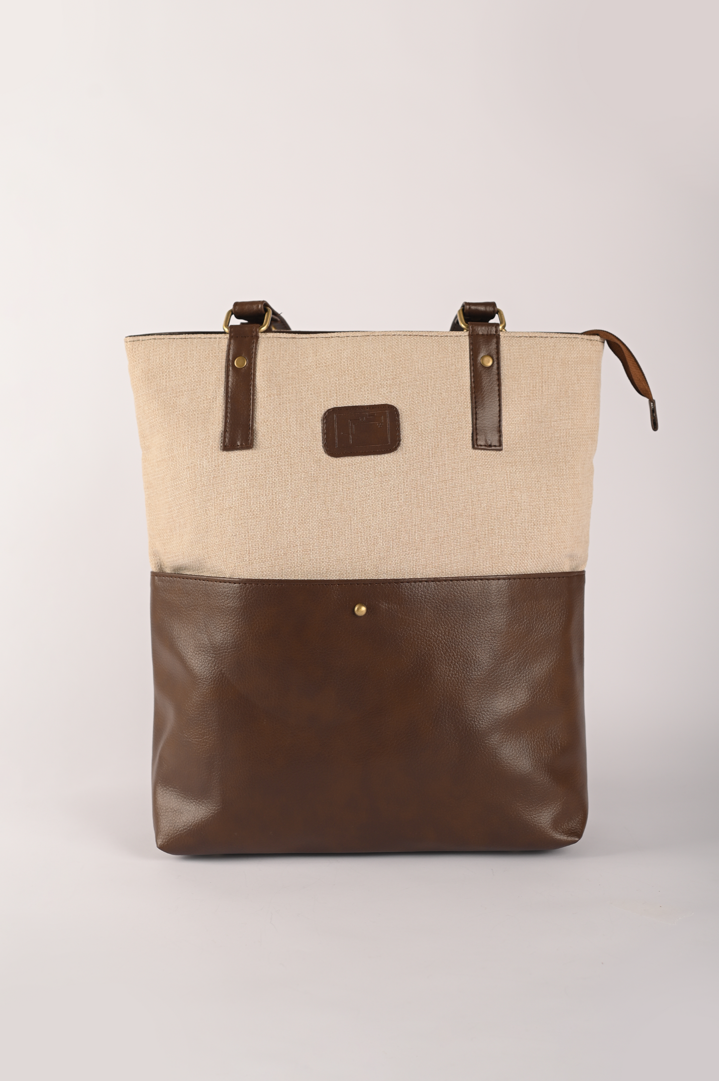 Tote-ally Cherm - Brown and Beige