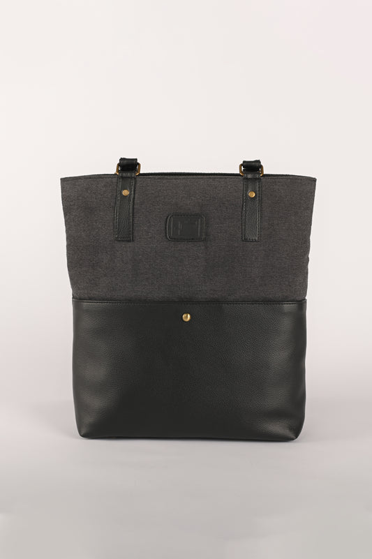 Tote-ally Cherm - Black and Grey