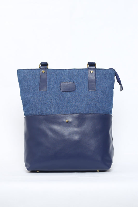 Tote-ally Cherm - Denim & Blue