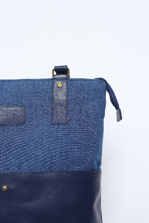 Tote-ally Cherm - Denim & Blue