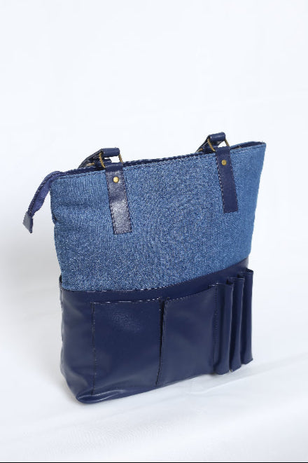 Tote-ally Cherm - Denim & Blue