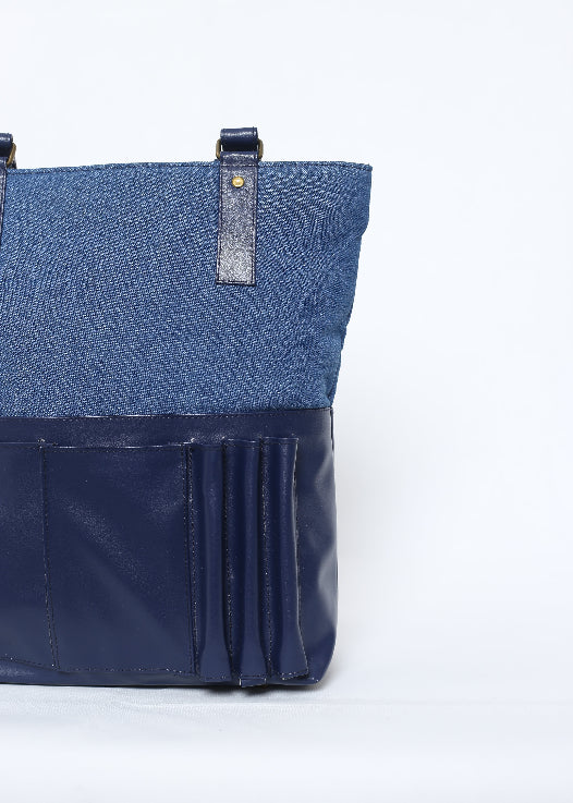 Tote-ally Cherm - Denim & Blue
