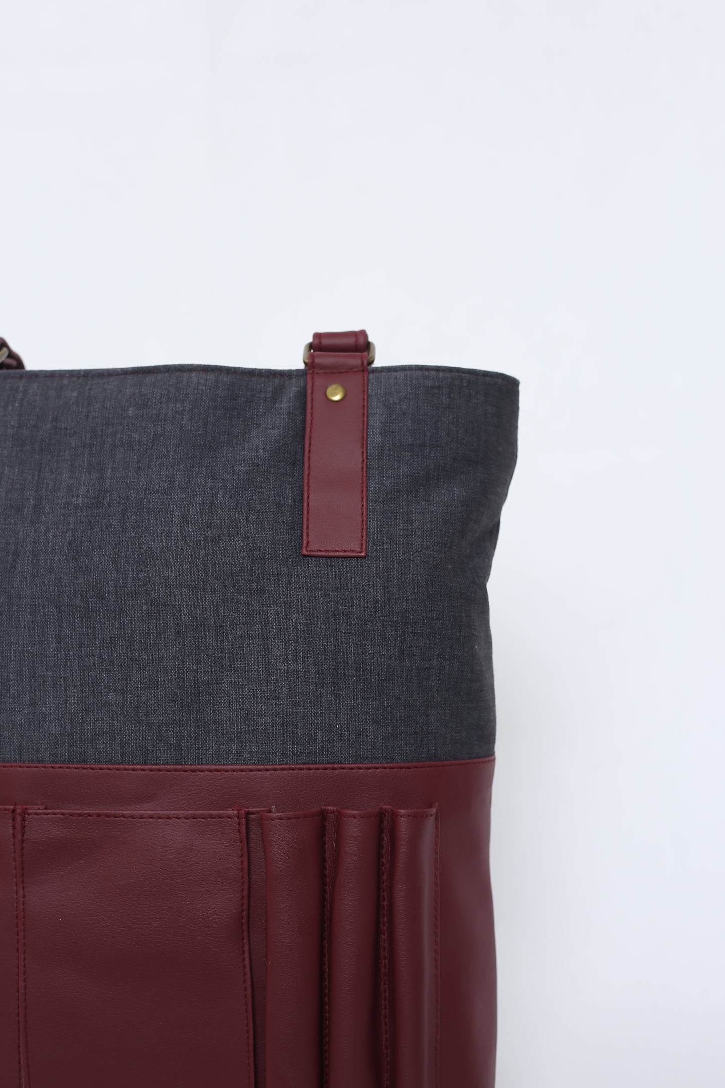 Tote-ally Cherm - Maroon & Grey