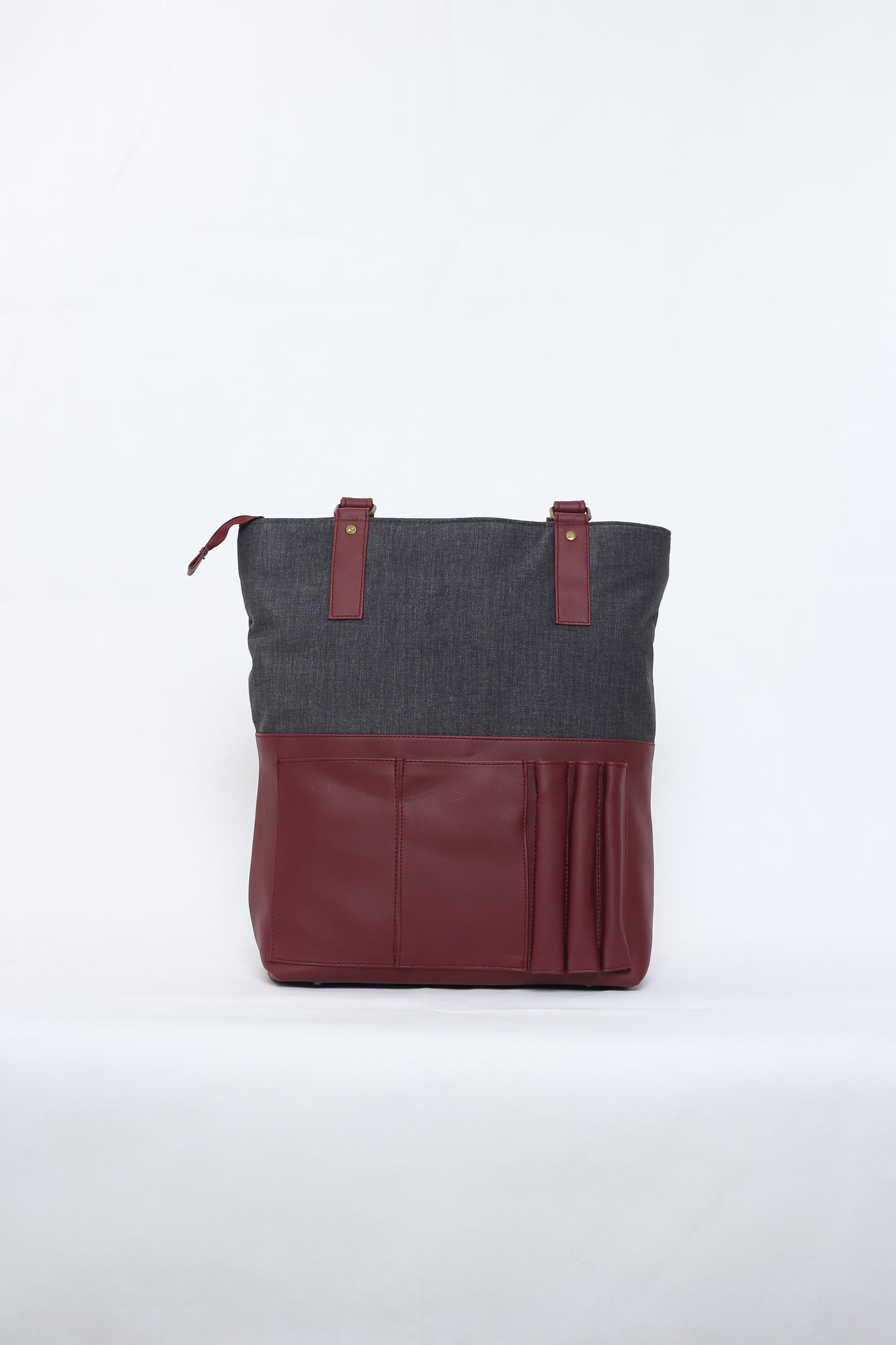 Tote-ally Cherm - Maroon & Grey