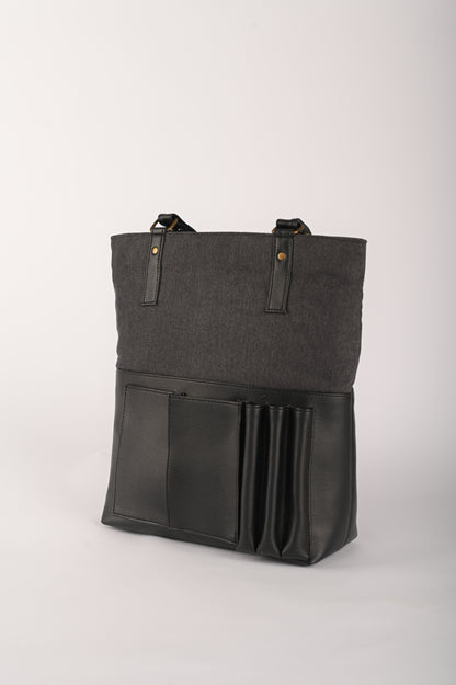 Tote-ally Cherm - Black and Grey